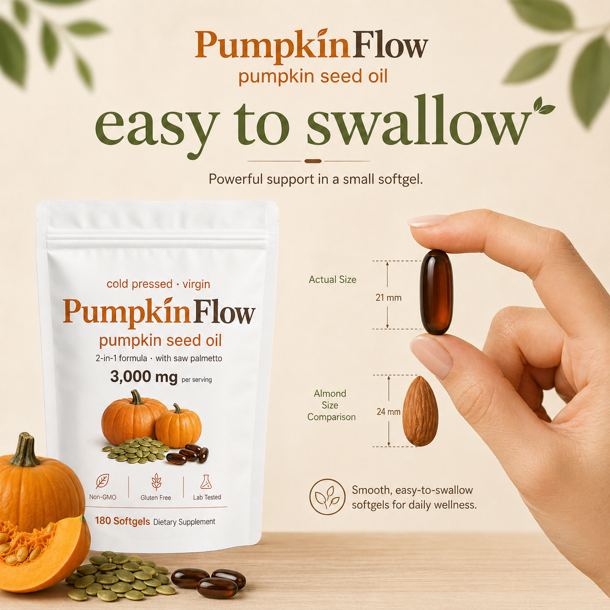 Pumpkinflow seed oil
