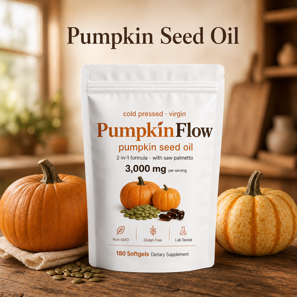 Pumpkinflow seed oil