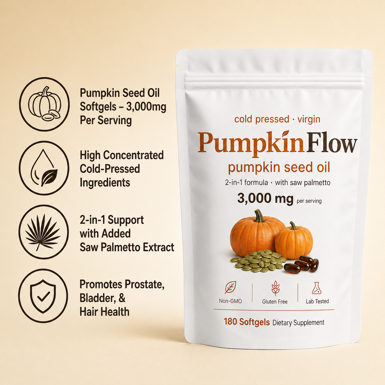 Pumpkinflow seed oil